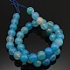 Natural Agate Beads Strands G-S042-10mm-1-2