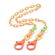 Collares personalizados de cadena de cable de plástico abs NJEW-JN02847-02-1