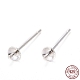 925 Sterling Silber Ohrstecker Zubehör&nbsp;STER-K167-027A-S-7