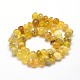 Fili di perline di pepite di opalite gialla naturale G-J337-15-2