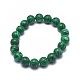 Stretch-Armbänder aus synthetischen (gefärbten) Perlen aus Malachit BJEW-K212-C-031-2