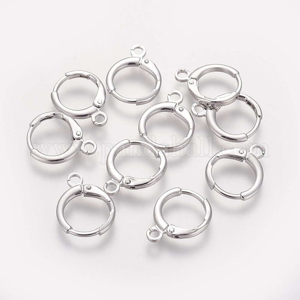 Pandahall - 50 piezas de acero inoxidable planos, redondos, dorados, con ajuste de cabujón, para cabujones de cúpula de cristal transparente de 0.551 in, pines: 0.028 in Pandahall - 50 piezas de acero inoxidable planos, redondos, dorados, con ajuste de cabujón, para cabujones de cúpula de cristal transparente de 0.551 in, pines: 0.028 in
