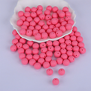 Круглые силиконовые фокусные бусины SI-JX0046A-07