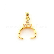 Латуни льда поручительств выбор щепотка KK-WH0049-05G