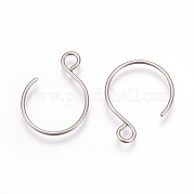 Крючки для сережек из нержавеющей стали марки 304 STAS-L216-02B-P