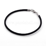 Плетеный браслет из хлопкового шнура MAK-L018-03A-03-P