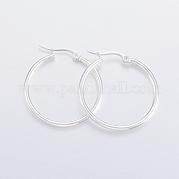 Серьги-кольца из нержавеющей стали 304 EJEW-H327-01D