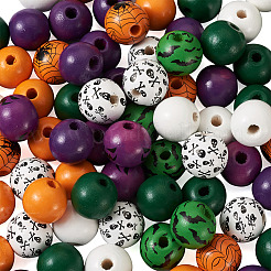 Наборы для изготовления деревянных украшений на хэллоуин своими руками&nbsp;DIY-CD0001-42