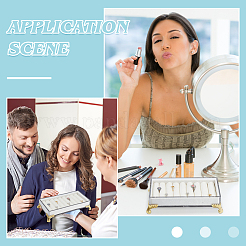 Акриловые органайзеры для колец-витрин&nbsp;ODIS-WH0030-215