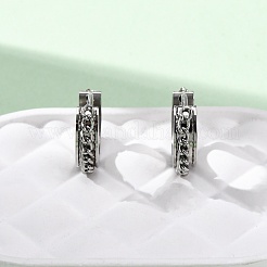 Серьги-кольца из нержавеющей стали 304&nbsp;EJEW-D331-13P