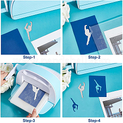 Углеродистая сталь разрезает трафареты DIY-WH0309-147