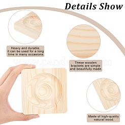 Espositore per braccialetti in legno&nbsp;BDIS-WH0003-20