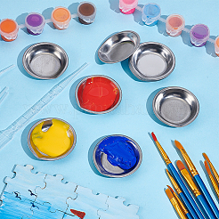 12 шт. поддон из нержавеющей стали 410&nbsp;AJEW-GF0011-85