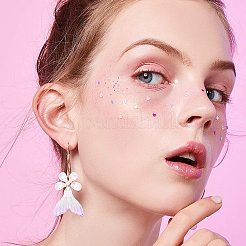 Прозрачный лак окрашенные стеклянные подвески GLAA-GA0001-03