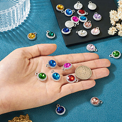 24шт 12 цвета стеклянные подвески k5&nbsp;FIND-TA0007-92P