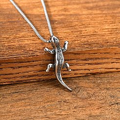 Colliers pendentifs vintage en acier inoxydable 304 pour hommes&nbsp;WG5B571-01