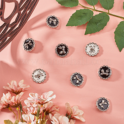 16 шт. пуговицы с эмалированными ножками из сплава BUTT-GF0003-77A