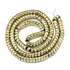 Гальванизировать немагнитных синтетический гематит бисер пряди G-S352-62