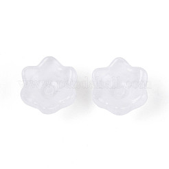 Прозрачные брызги окрашенные стеклянные колпачки&nbsp;A-GLAA-Q089-002A-003