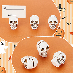 Визитница из смолы с черепом DIY-WH0430-814