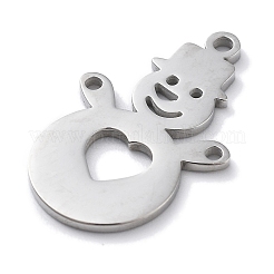 Colgantes de acero inoxidable 304 antideslustre con temática navideña&nbsp;STAS-R003-04P-01