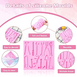 2шт. силиконовые Молды в виде инструмента для поделок своими руками&nbsp;ST-CJ0007-73