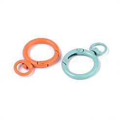 Окрашенные распылением сплавы с поворотными застежками-карабинами&nbsp;PALLOY-K257-06-01