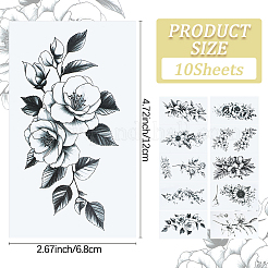 Съемные временные водонепроницаемые татуировки бумажные наклейки DIY-WH20009-93