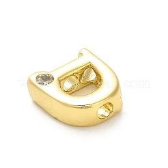 Cremagliera in ottone placcatura perline zirconi&nbsp;KK-L210-008G-D