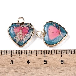 Pendenti in diaspro imperiale sintetico tinto&nbsp;G-P529-08G-08
