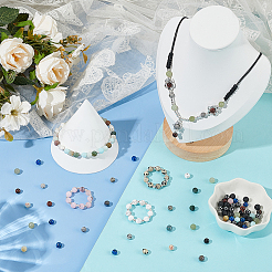 120шт. 12 стиля наборов бусин из натуральных и синтетических драгоценных камней G-PH0003-16