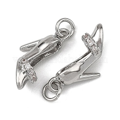 Shegrace Messing-Anhänger mit klarem Zirkonia-Pavé&nbsp;XGRQ4D470-656P