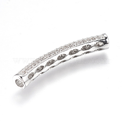 Perline zirconi micro pave  in ottone&nbsp;ZIRC-J018-28P