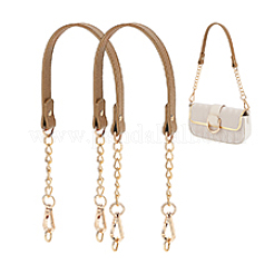 Ручки для сумок из искусственной кожи и металла PURS-WH0816-001A