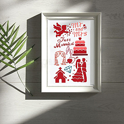 Трафареты для штампов из нержавеющей стали DIY-WH0242-194