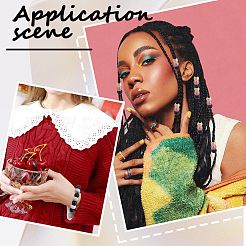 300 шт. 3 стиля акриловые и АБС-пластиковые европейские бусины DIY-SP0001-14