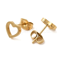 Boucles d'oreilles à tige en acier inoxydable 304&nbsp;EJEW-I311-01A-G