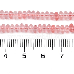 Вишневого кварца стеклянные бусы пряди G-K343-C26-01