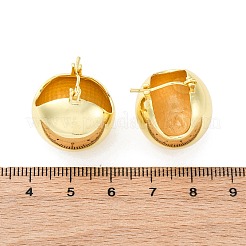 Латунные серьги обруча EJEW-D273-01G