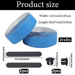 Полиуретановая лента для руля велосипеда&nbsp;AJEW-WH20059-17A