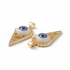 Cremagliera placcatura micro ottone spianare pendenti zirconi&nbsp;KK-B060-03G-03