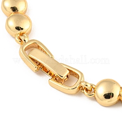 Bracelets à maillons en laiton doré avec micro pavé de zircone cubique&nbsp;BJEW-P314-A02-G
