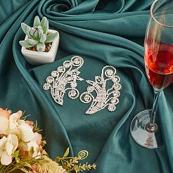 1 пара латунных страз для украшения свадебного платья FIND-GF0006-54