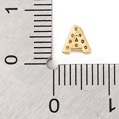 Покрытие стойки латунное микропаве кабошоны из кубического циркония KK-F874-04G-A