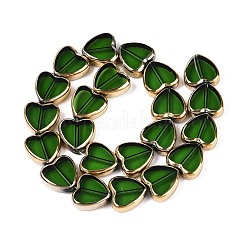 Стеклянные бусины с гальваническим покрытием &nbsp;EGLA-T021-23D