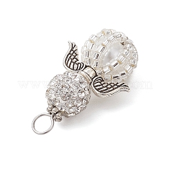 Подвески из сплава со стеклянным бисером PALLOY-MZ00276