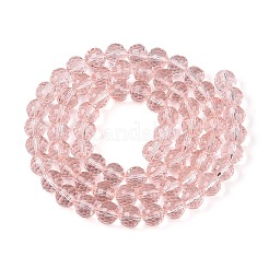 Chapelets de perles en verre transparent&nbsp;GLAA-R095-8mm-35