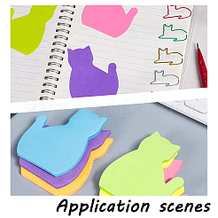 Форма кошки 12 книги 12 стиль блокноты для заметок AJEW-OC0004-07