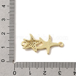 Ocean Brass Micro Pavé Seestern-Anhänger mit klaren Zirkonia&nbsp;KK-A296-27G