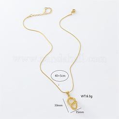 3 шт. ожерелье из нержавеющей стали с полой каплевидной подвеской для женщин OB3323